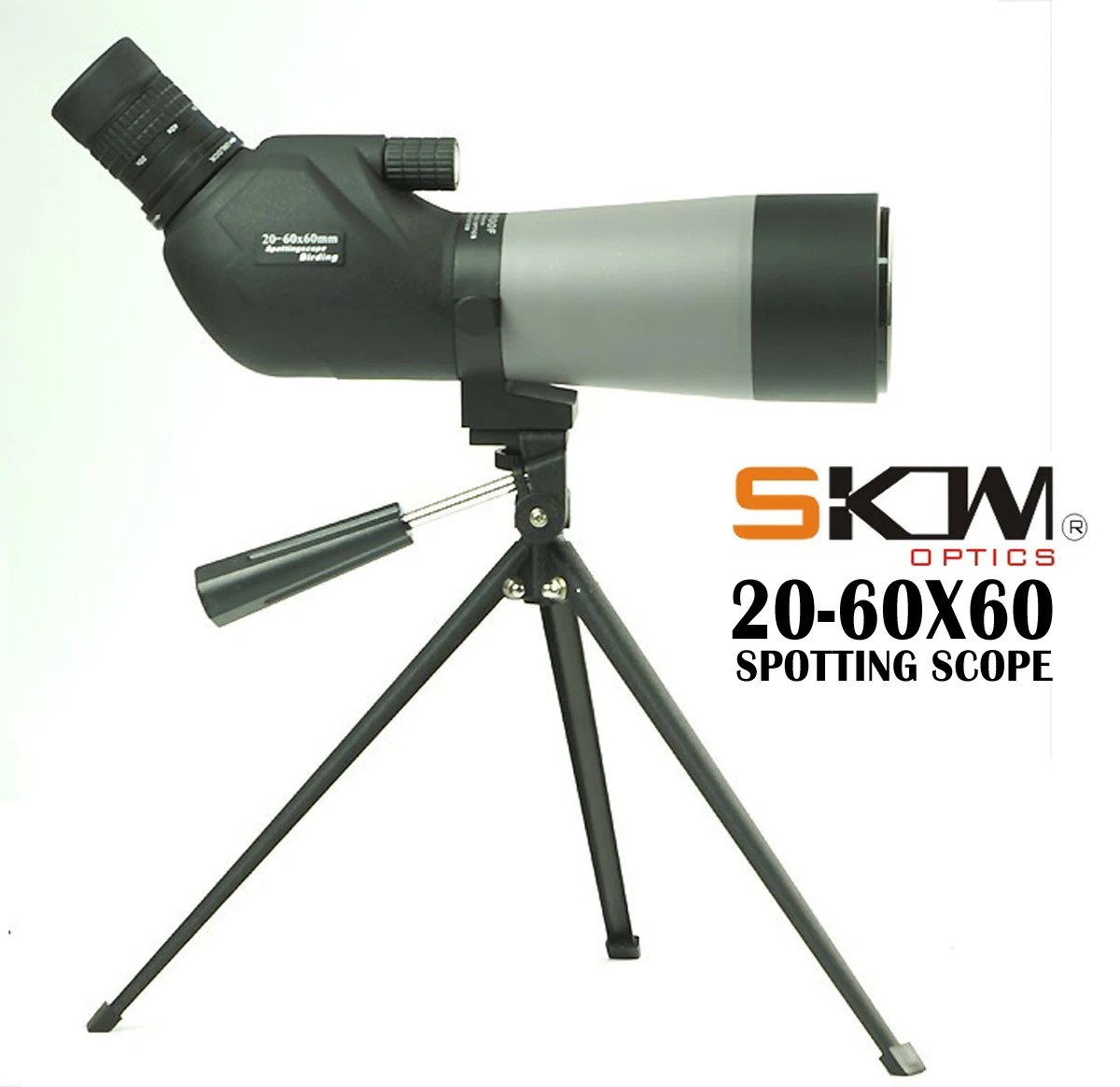 Free Shipping! SKWoptics-Telescope for Bird Watching with Tripod, 20-60X60