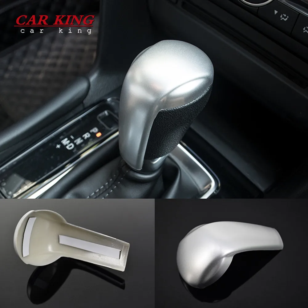 

For Mazda 2 Demio DL Sedan DJ Hatchback 2015-2017 ABS Chrome Gear Shift Knob Sequin Trim Cover Interior Badge Garnish Cap Lid