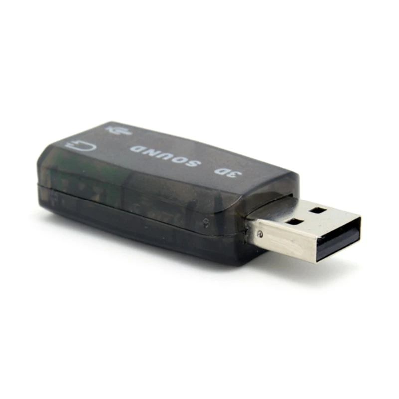 Usb 5.1 사운드 카드 CM108 외부 독립 사운드 카드 드라이브 프리 플러그 앤 플레이