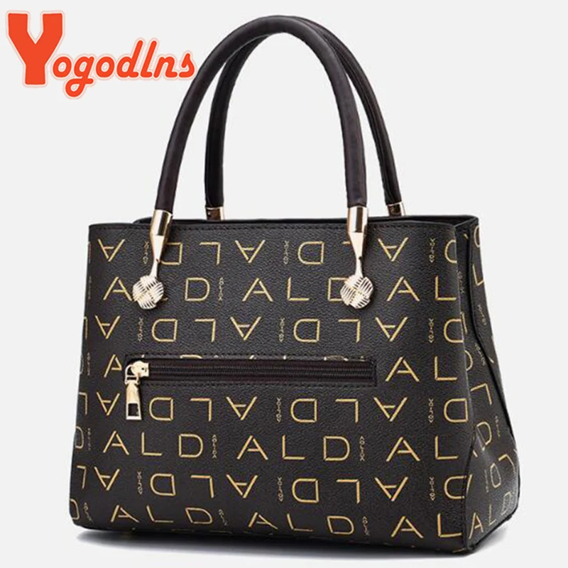 Yogodlns Brands Letter Print Women\'s Handbags Female Shoulder Bag Luxury Cat Tassel Handle Bag Lady Crossbody Bag Daily Pouch