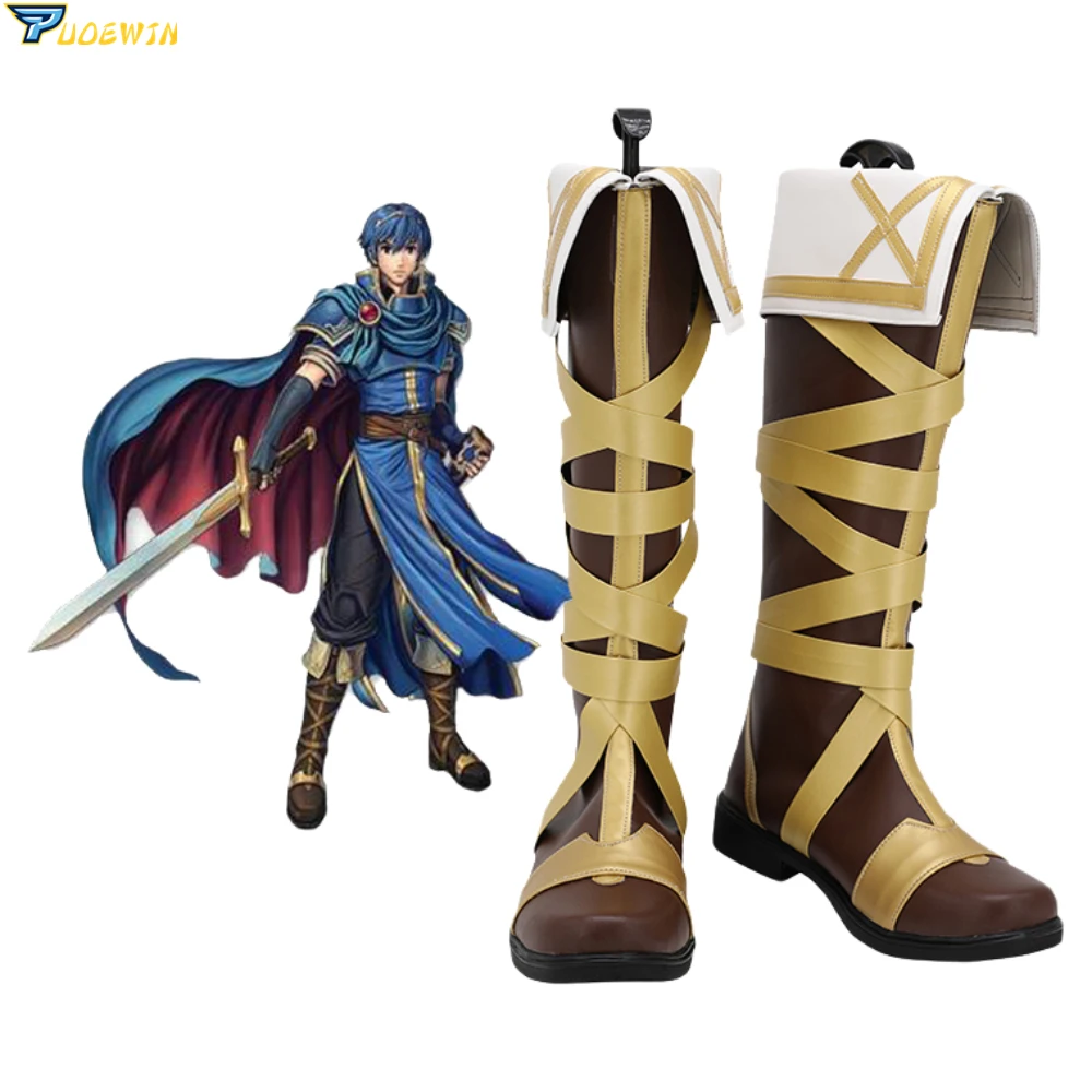 

Fire Emblem Marth Cosplay Shoes Custom Made Boots