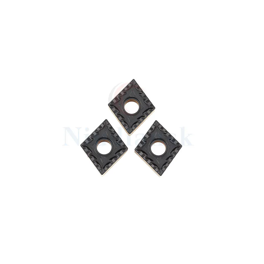 Lâmina de torno com inserção de carboneto, 2 cores para aço inoxidável, tamanhos lf9218 lf9218