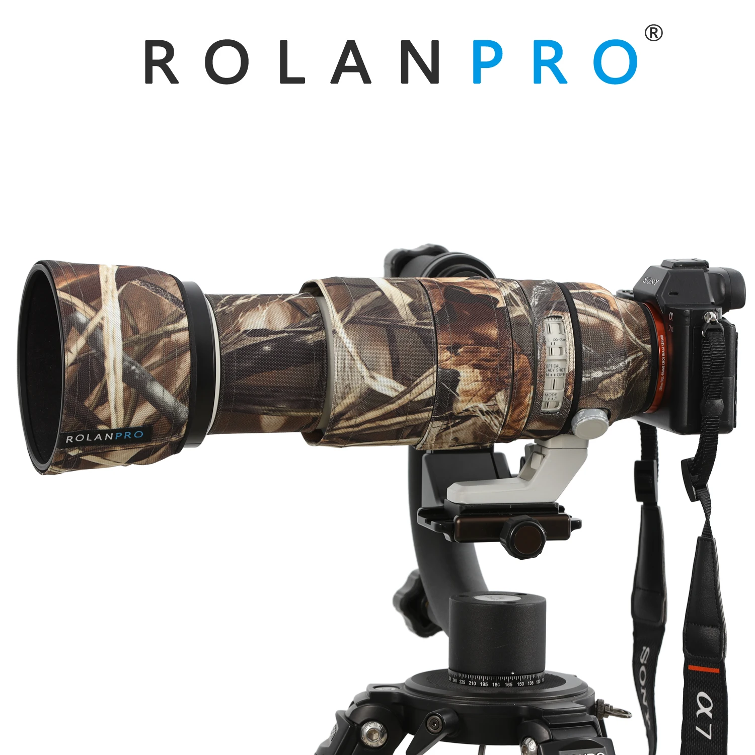 

ROLANPRO Lens Camouflage Coat Rain Cover for Sony FE 100-400mm f4.5-5.6 GM OSS Lens Protective Case E1.4X 2.0X Protective Case