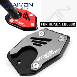 Motorcycle Kickstand Side Stand Extension Pad Support Plate Enlarge Accessories For HONDA CB650R CB 650R Neo Sports Café CB650 R