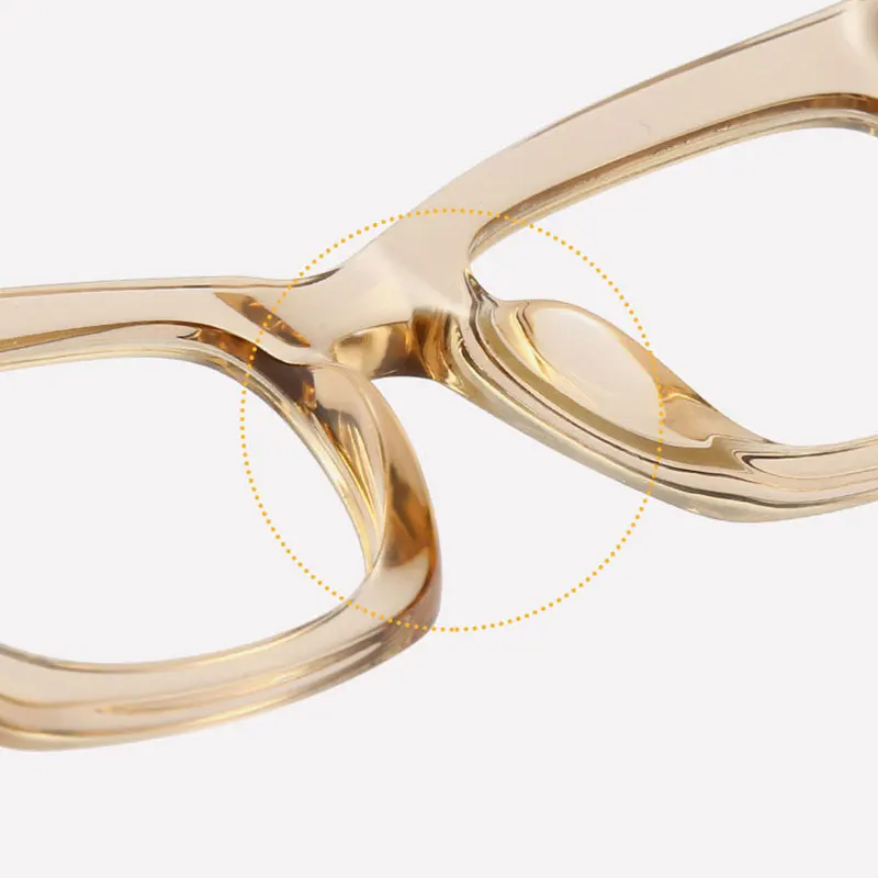 Stylish Women Glasses Frame Full Rim Square Shape Fashion Optical Prescription Eyewear Spectacles for Female Eyeglasses