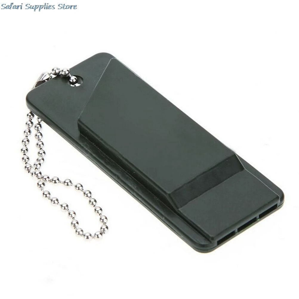 1 PCS SurvivalนกหวีดพลาสติกชุดเดินทางSuperเป่านกหวีดฉุกเฉินสำหรับCamping Hikingกลางแจ้งSurvival Whistle