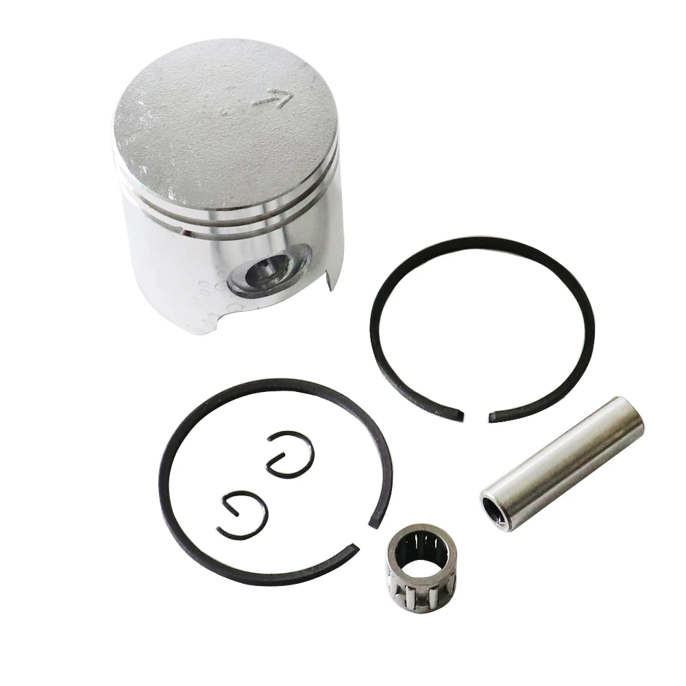 Motorcycle 45mm 10mm Piston & Piston Rings For 60cc 80cc 2 Stroke Motor Engine Motorized Bike