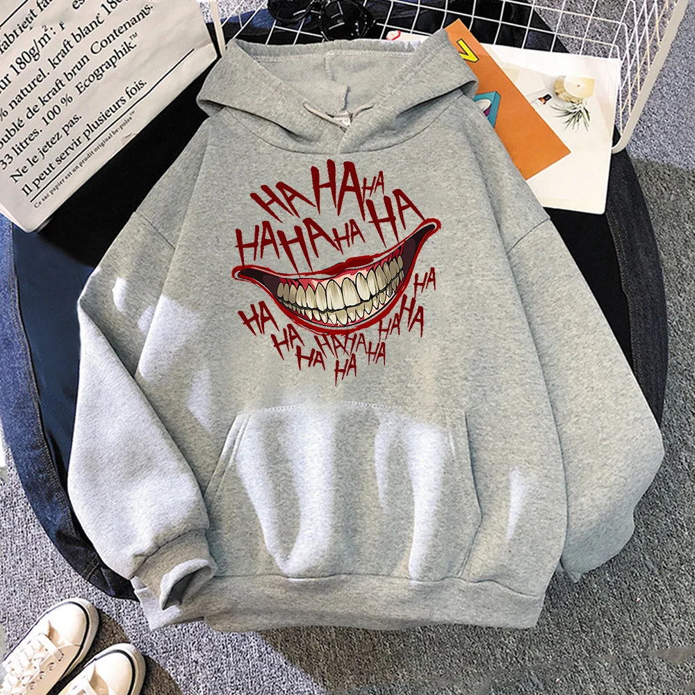 Hip Hop Lol Lachende Hoodies Hell Boy Mannen Vrouwen Capuchon Mannelijke Vrouwelijke Sudaderas Glimlach Baby Kap Hoddie Sweatshirts