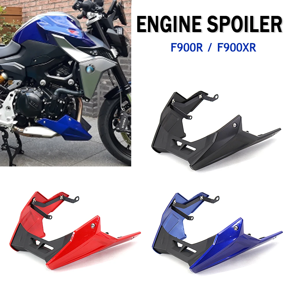 For BMW F900R F900XR Motorcycle Accessories F900R Belly pan F900XR Bellypan Lower Engine Chassis Spoiler Side Fairing 2018-2021