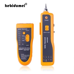 kebidumei RJ11 RJ45 Cat5 Cat6 Telephone Wire Tracker Tracer Toner Ethernet LAN Network Cable Tester Detector Line Finder