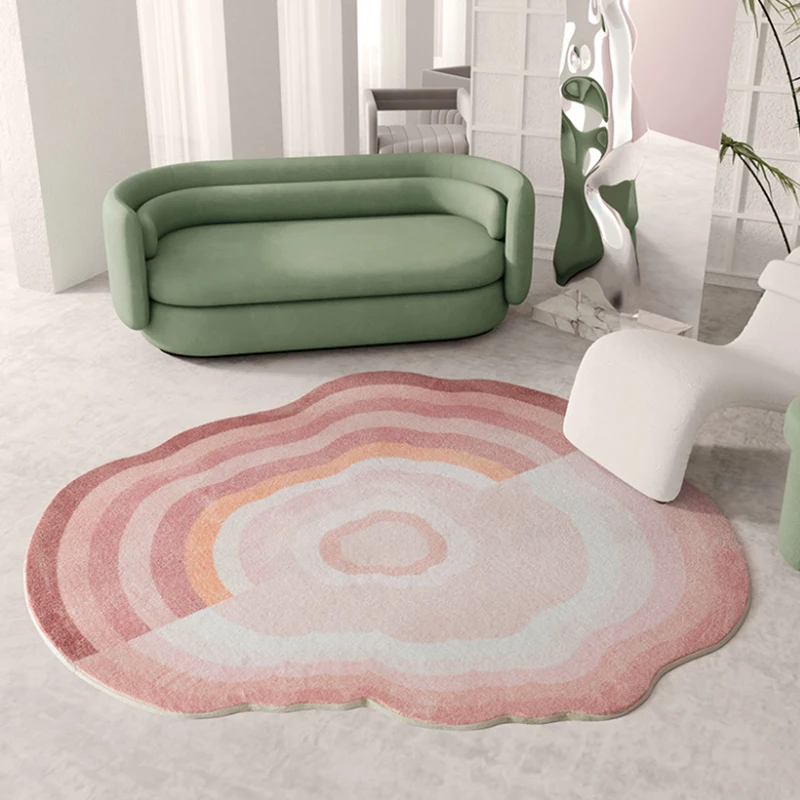 

Nordic Ins Pink Cloud Shape Carpet Girl Room Decor Cute Bedroom Kid Room Rug Baby Crawling Play Mat Soft Carpet Living Room