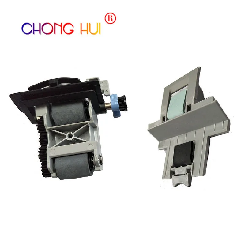 1SET  ADF Pick Up Feed Roller CE487A Q7842A For HP5025 HP5035 HP6040 HP6030 M5025 M5035 ADF original Separation Pad