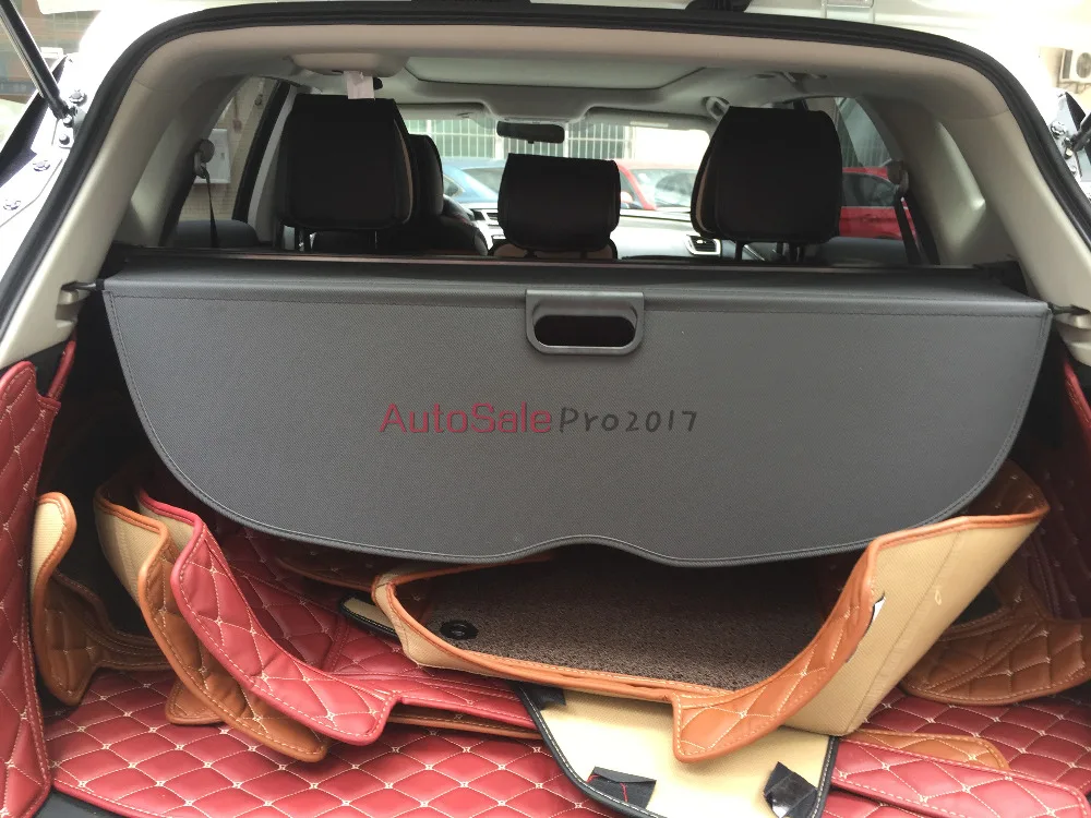 

Aluminium alloy + Fabric Rear Trunk Security Shield Cargo Cover for Nissan Murano 2015 2016