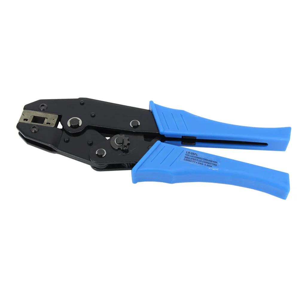 4.8/6.3mm Flag terminal clamp LX-05FL Elbow terminal clamp 3-6AWG Automotive terminal crimping pliers