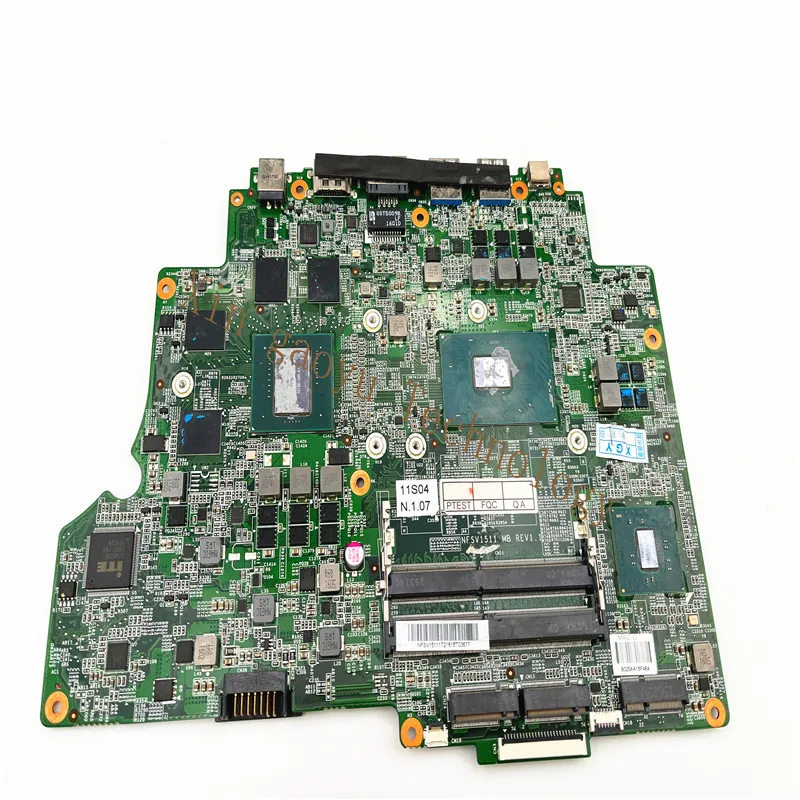 PARA Revolução Mecânica NFSV1511 F117-F1K Laptop Motherboard MBPNFSV158-1311 N16E-GR-A1 i7-6700HQ SR2FQ 100% teste OK