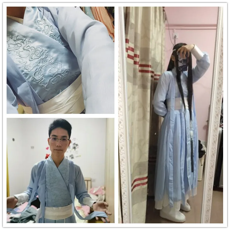 The Untamed TV Series Lan Wangji Cosplay Costume Mo Dao Zu Shi Original  Lan Zhan Costume Chinese Ancients Costumes Hanfu Adult