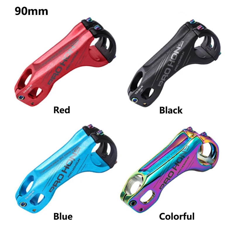 PROHONSUN Bicycle Stem Mountain Road Bike Stem 70mm 90mm Riser 31.8mm Handlebar Stem Bike Riser MTB AM XC DH Stem Bike Parts