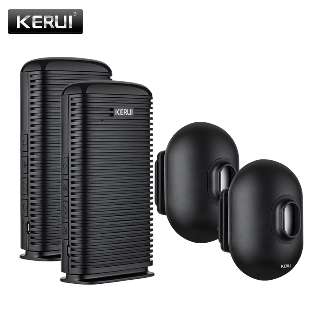 KERUI DW9 Wireless Driveway Security Alarm Waterproof PIR Motion Detector Garage Welcome Burglar Alarm Secure System Patrol