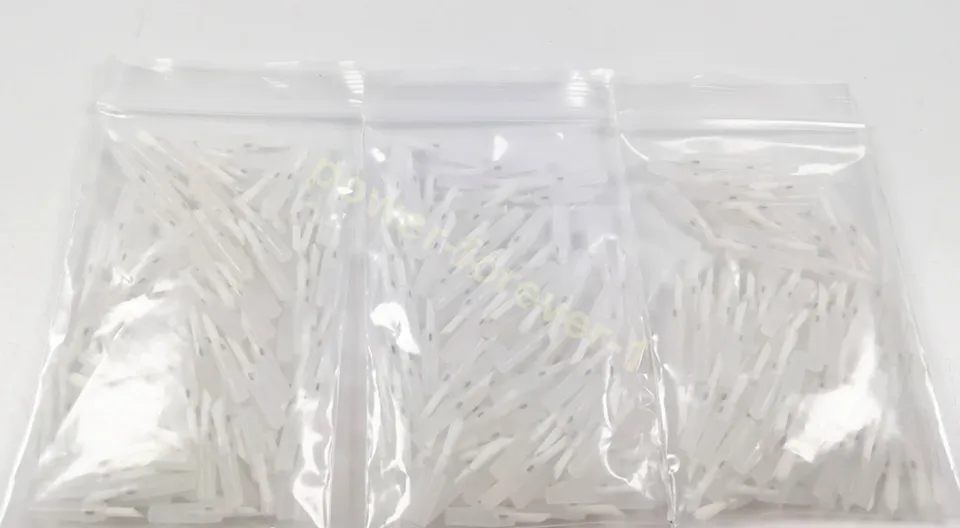 1000Pcs Dental Applicators Brushes Sticks Apply Adhesive Gel Mini Brush Micro Applicator White Nylon Hair