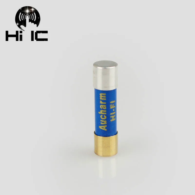 1pcs High-end HIFI Gold Silver Nano Oil Immersion Fuse CD Audio Amplifier Tube Amp Fuse  Slow Blow Fuse