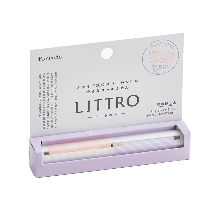 1pc Japan Kanmido LITTRO Memo Sticky Notes Index Sticky Marker Writing Sticky Notes