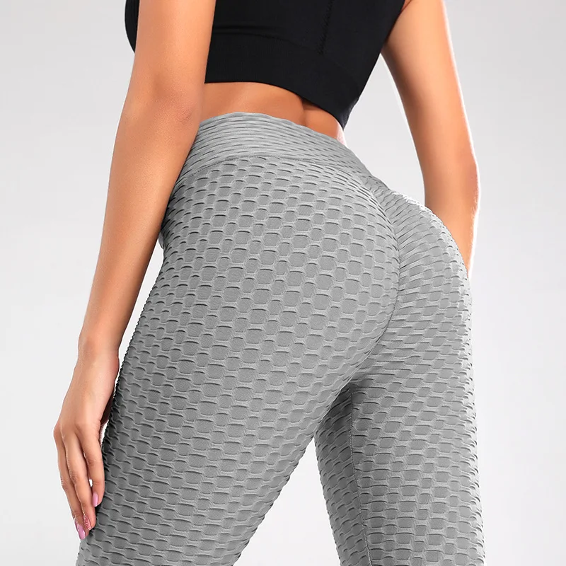 Leggings Sexy anticellulite per il sollevamento del culo per le donne pantaloni da Yoga a vita alta allenamento collant sportivi per il controllo