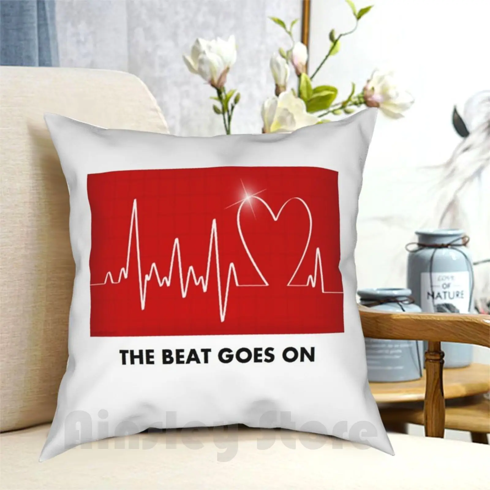 

Наволочка The Beat Goes On-Funny Post-Heart Surgery, домашняя мягкая подушка с принтом, сердце, атака, хирургия, забавный вин
