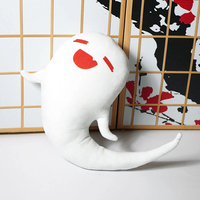 Game Hu Tao Ghost Figure Pillow Toy Cute Cartoon Cosplay Stuffed Plush Doll 35cm Gift for Child