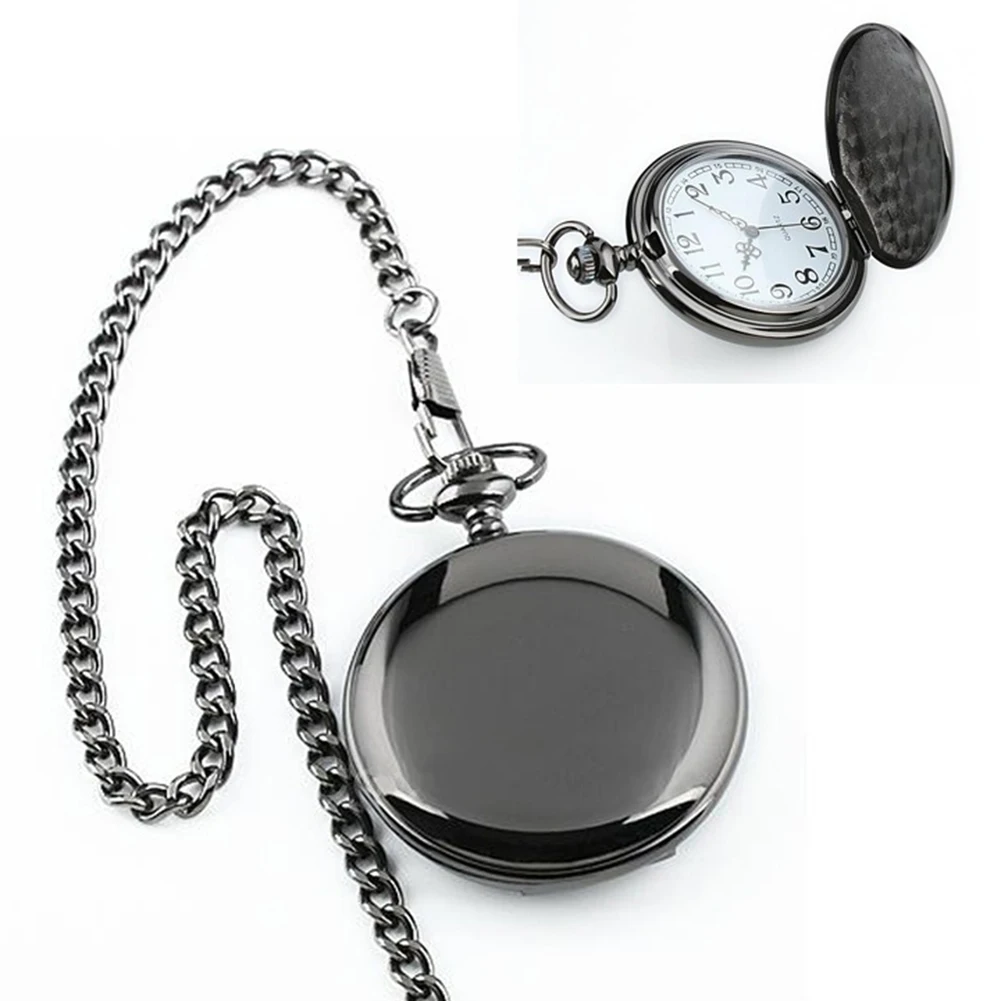 Retro Vintage Men Steampunk Quartz Watches Classic Pocket Watch Round Hanging Chain Watch Alloy Pendant Bag Jewelry Accessories