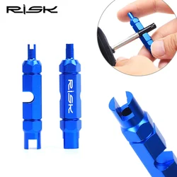 RISK Bike Tires Repair Tools Extension Rod Remove Wrench 8.5g Aluminum Bicycle Schrader Valve Core Tool Tube Multifunction