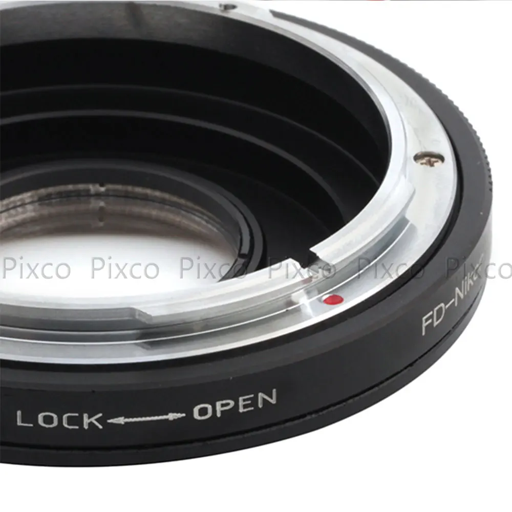 Адаптер PIXCO для крепления FD-Nik для объектива Canon FD для камеры Nikon (оптическое стекло)
