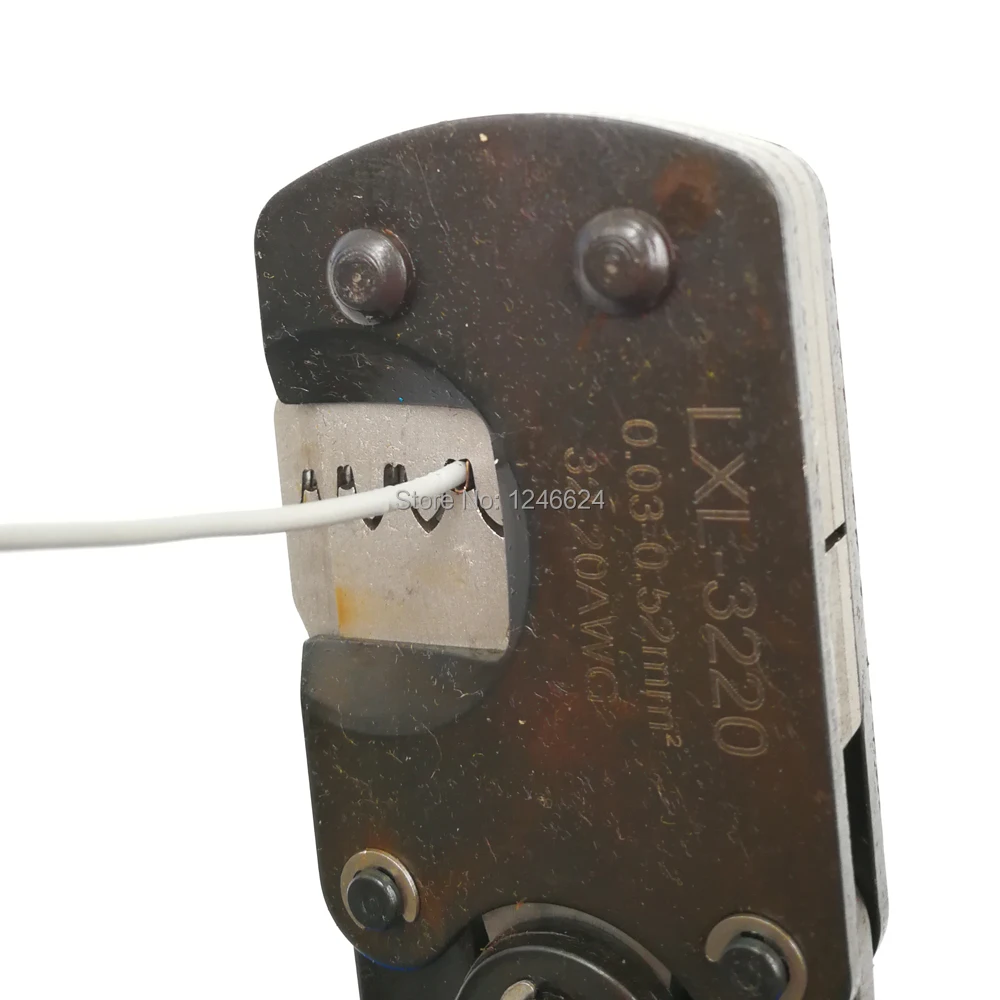LXL-3220M JST Molex ขั้ว Crimping เครื่องมือ Micro Connector Pins 0.03-0.52mm2 32-20AWG