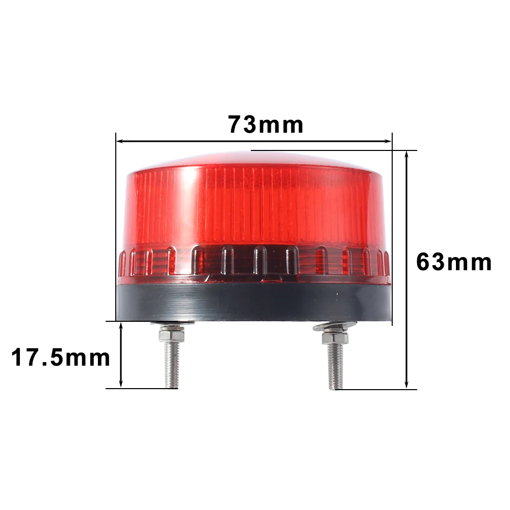 12V 24V 110v 220V Strobe Signal Warning light LED -3071 Indicator LED Lamp Small Flashing Light Security Alarm light No sound