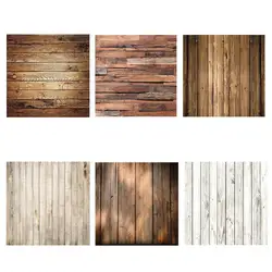 0.6*0.6m Retro Wood Board Texture Photography Background Food Video Photo Backgrounds Decoration Props Backdrop Cloth Studio