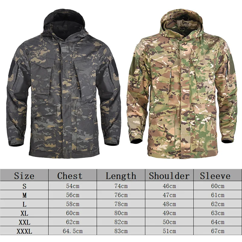 Mege Brand Tactical Trench Coat Military Clothing US Army Autumn Spring Work Jacket Multi Pockets Outdoor M65 homme Veste