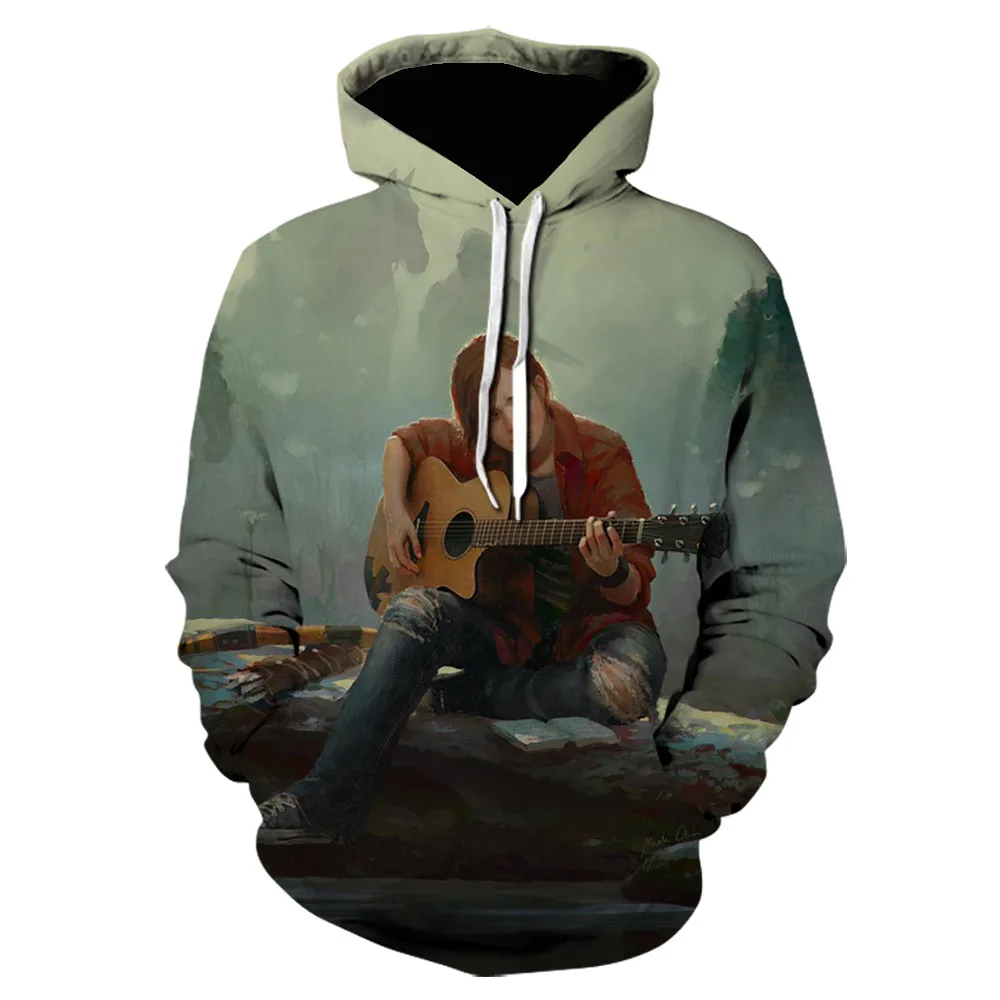 The Last of Us: Part II Cosplay Erie Costume 3D Printed Hoodie Sweater Jacket Man Woman Halloween Party Prop