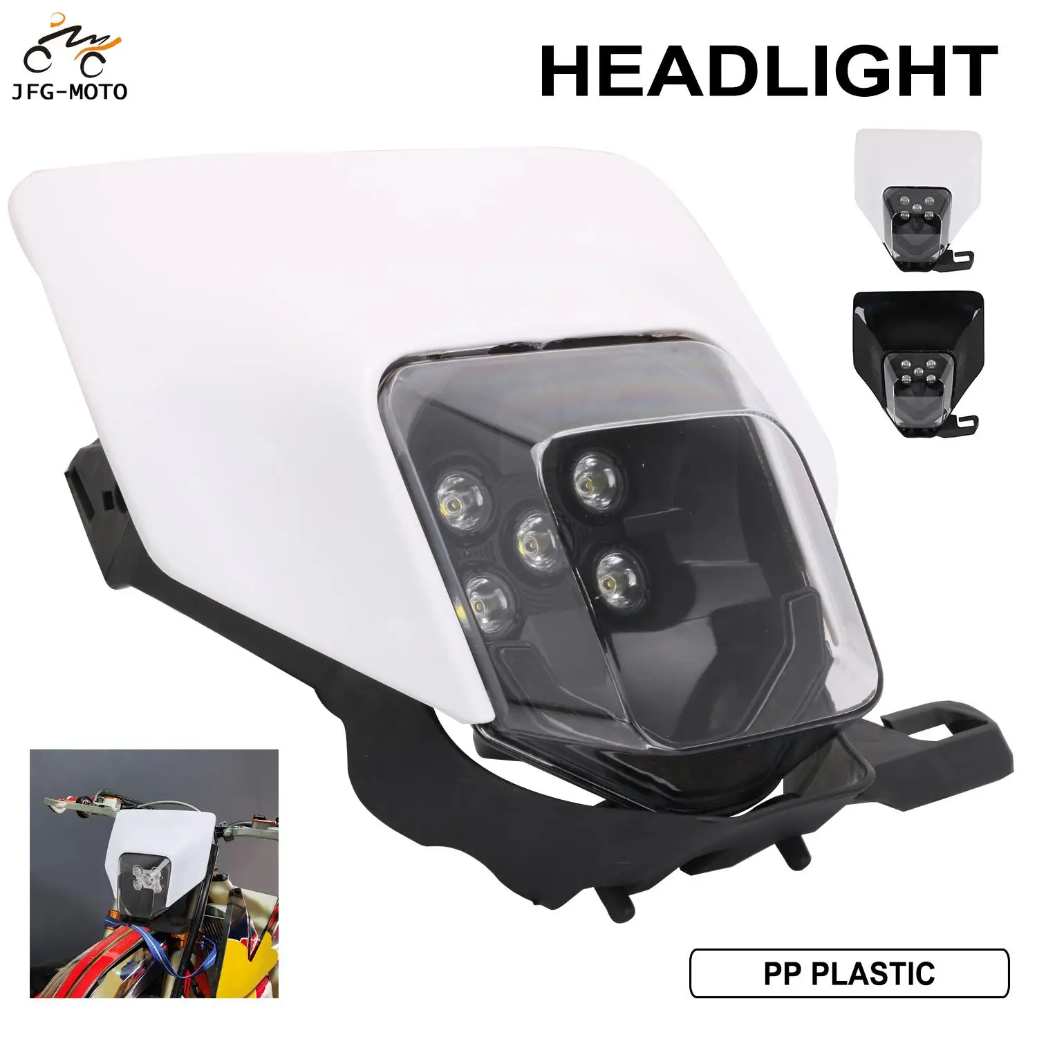 

Motorcycle LED Headlight Front Lamp Mask Lighting Headlamp For Husqvarna FC FE FX TC TE TX 125 250 300 350 450 501 710 Enduro