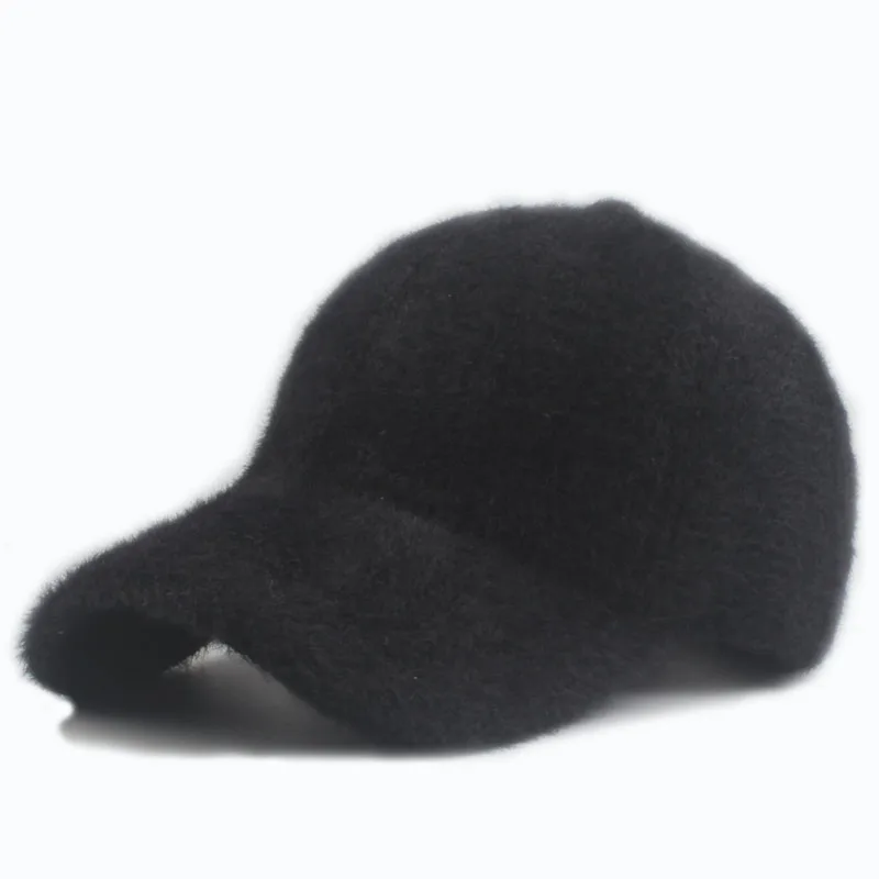 [YARBUU] New fashion brand high quality wool baseball cap Thicken Warm Pure color casquette hat Men Women hats wholesale