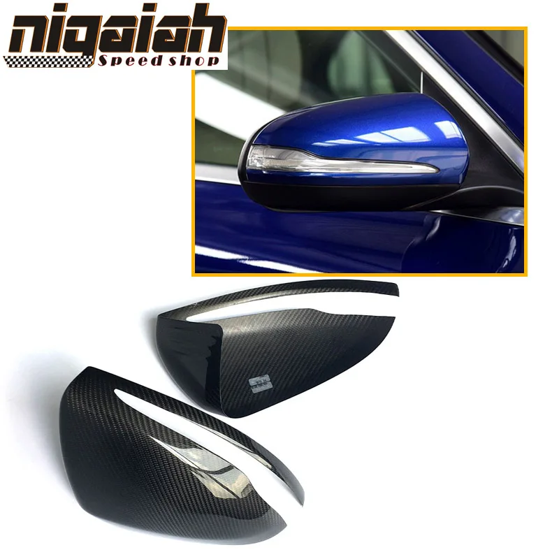 

2014-2018 For Benz C class w205 carbon fiber replacement door side wing mirror covers for BENZ E W213 S class w222 fit for RHD