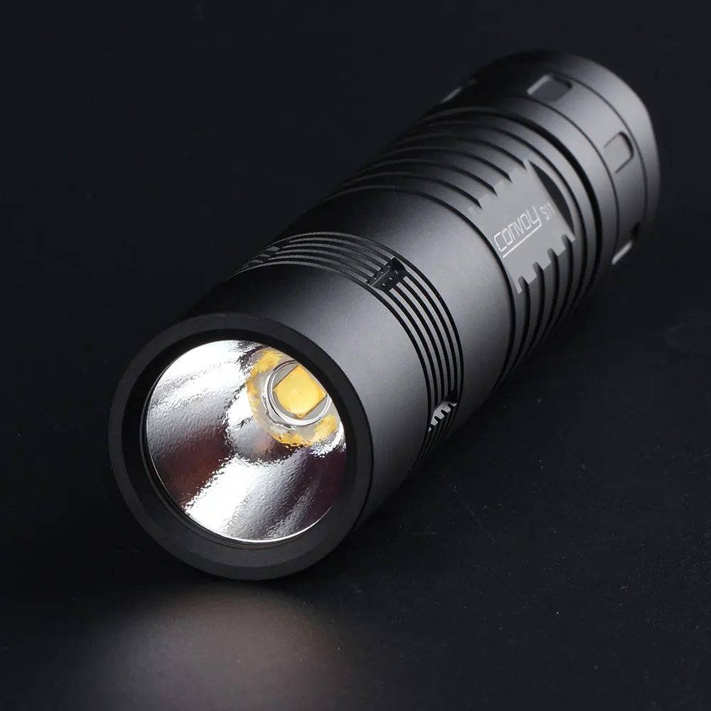 Convoy S11 Flashlight Linterna Led Cree XHP50.2 Powerful Torch Light Camp Lantern 18650 26650 Hand Flash Light Tactical Lamp