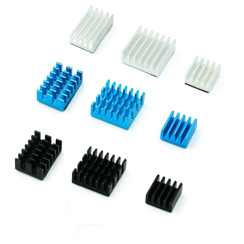 Raspberry Pi 4B Geanodiseerd Kleur Radiator Moederbord Ic Radiator Riem Terug Lijm