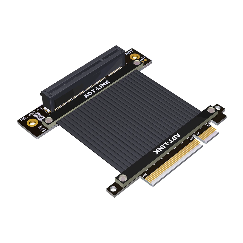 pcie 40 x8 para x8 cabo de extensao adaptador de conversao placa de rede sem fio capture card usb riser suporte 01