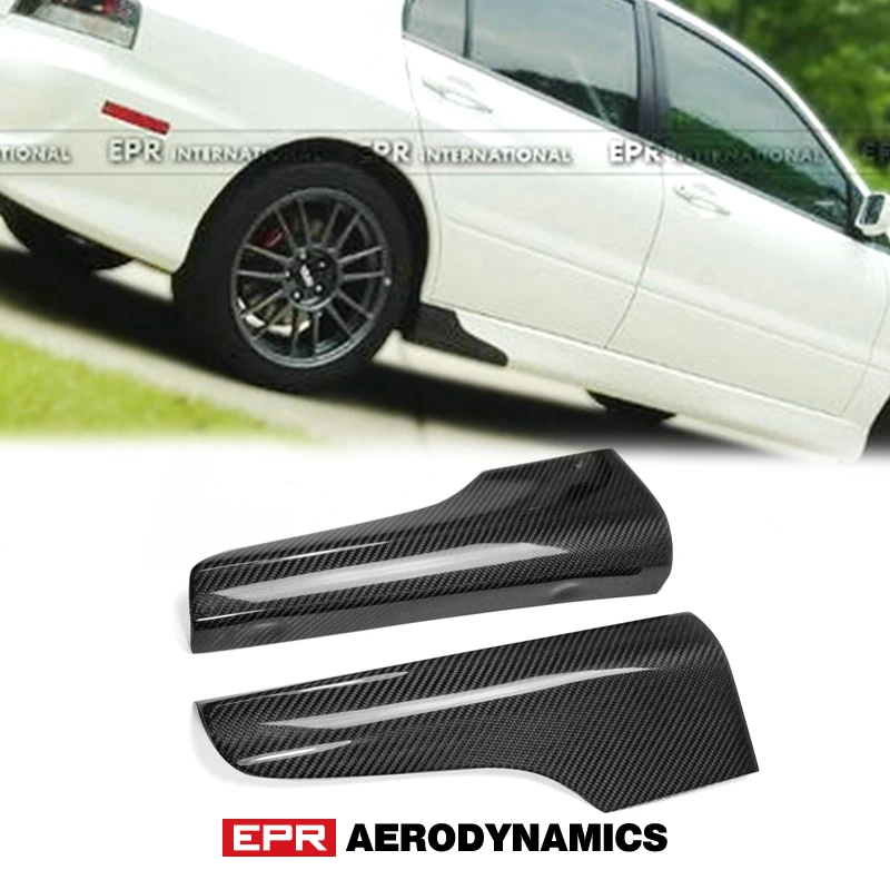 

For Mitsubishi Evolution 7 8 9 Carbon Fiber Auto Parts Side Door Lip Racing Splitter Side Skirt Addon Spat