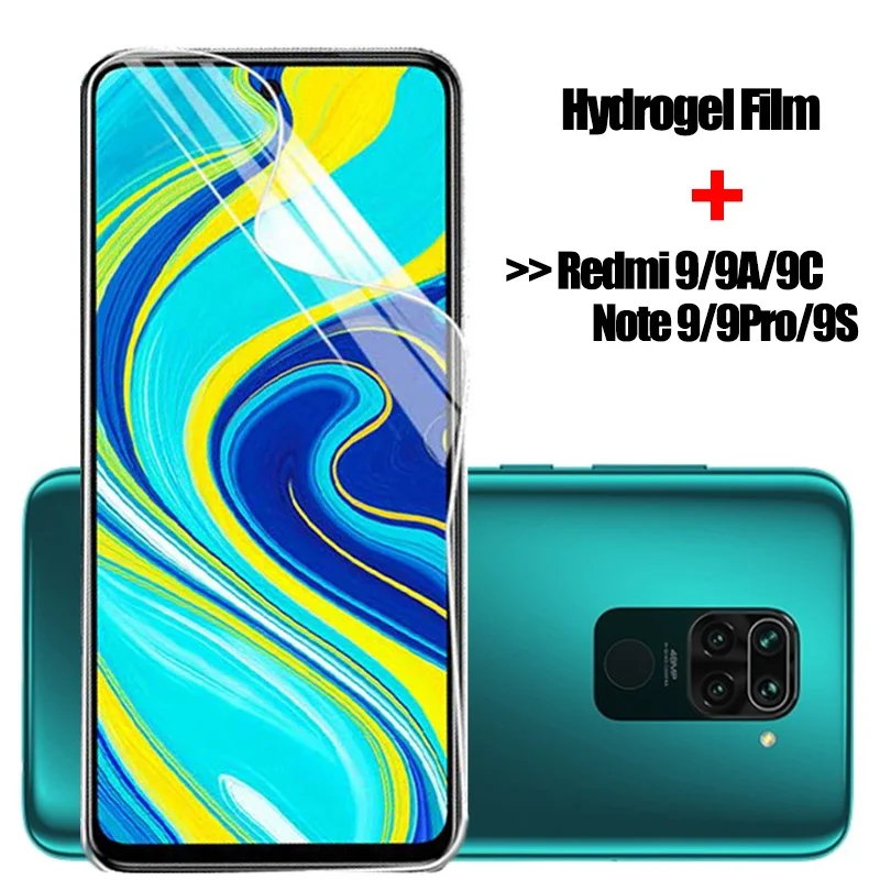 hydrogel film for redmi note 9pro soft redmi9 9c note 9 pro screen protector for redmi 9 s note9s for xiaomi redmi 9a