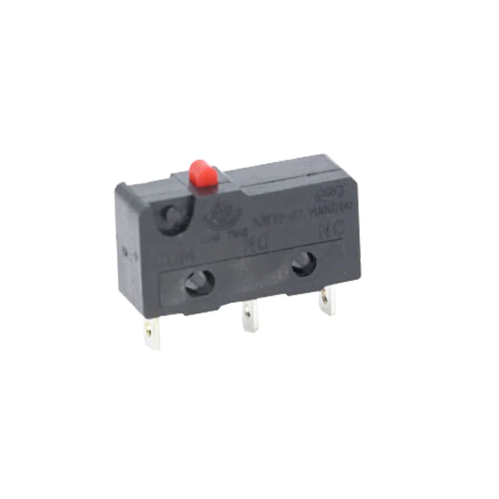 Microinterruptor de 10 piezas, Mini interruptor de límite de 2/3 pines NO/NC, 5A, 250VAC, palanca de arco de rodillo de KW11-3Z, acción a presión