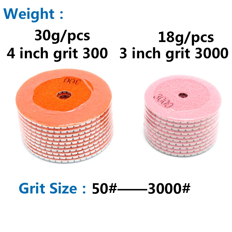 1pcs 3/4" Sanding Grinding Disc Wet Diamond Polishing Pads Tile Marble Granite Polisher Flexible Stone Ceramic Hand Tools