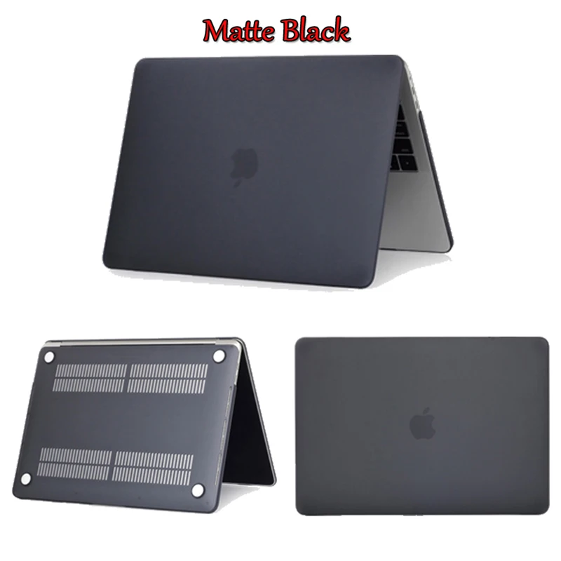 Crystal\Matte Case For Apple Macbook Air Pro Retina 11 12 13 15 15.4 16 inch laptop bag, For New 2020 Mac book Air Pro 13.3 Case