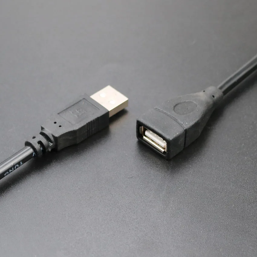 YuXi USB 2.0 Male To Female Cable 1.5m 3m 5m Extender Cord Wire Super Speed Data Extension Cable For PC Laptop Keyboard