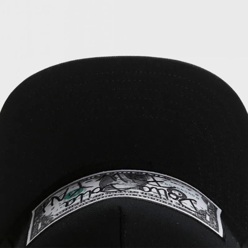 PANGKB ماركة دولى قبعة دولر الكرة كل الأسود الولايات المتحدة الأمريكية الهيب هوب snapback قبعة للرجال النساء الكبار في الهواء الطلق عادية الشمس قبعة بيسبول