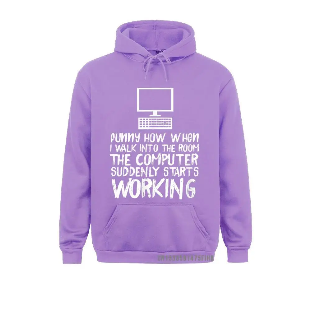 Funny Computer Starts Working Information Technology IT Hoodie 3D Style Long Sleeve Hoodies Autumn Men Sweatshirts Clothes